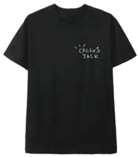 Cactus Jack Black Graphic Shirt