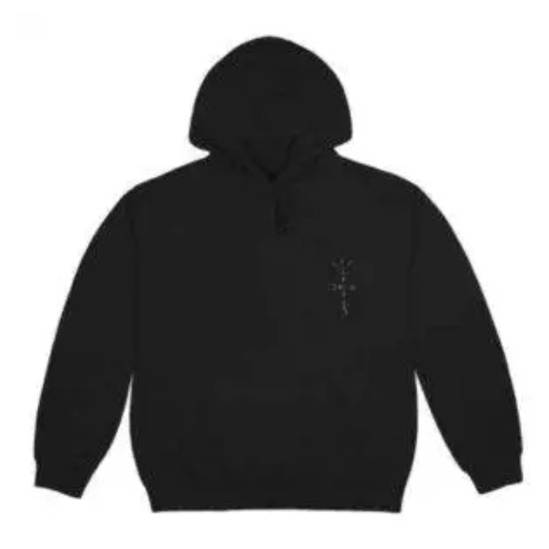 Cactus Jack Black Streetwear Hoodie