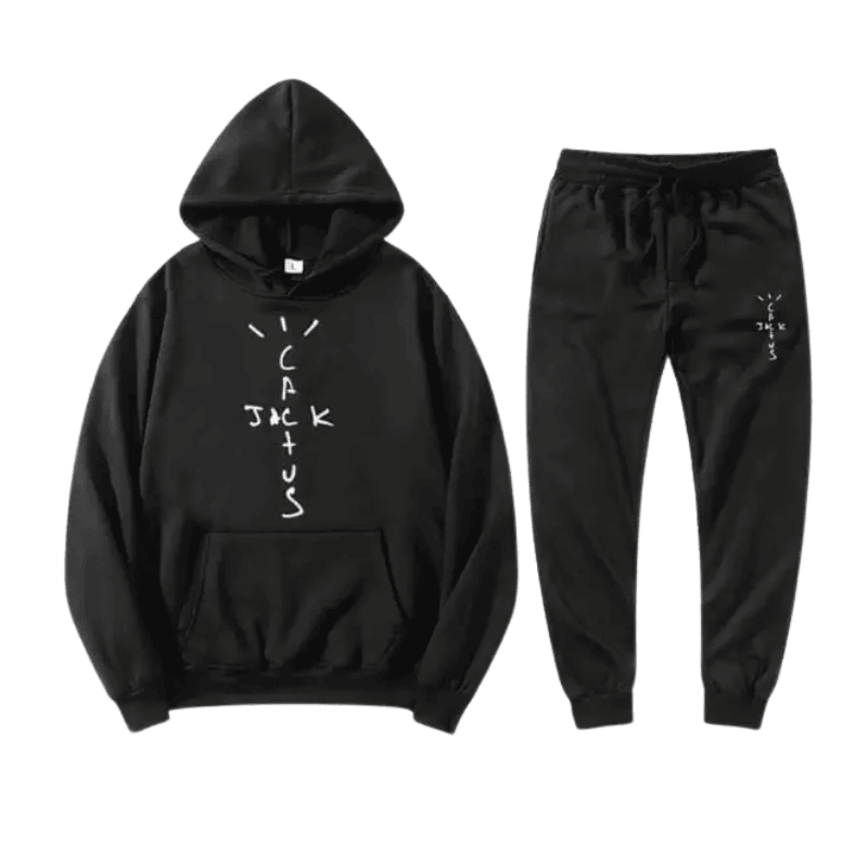 Cactus Jack Black Tracksuit Set