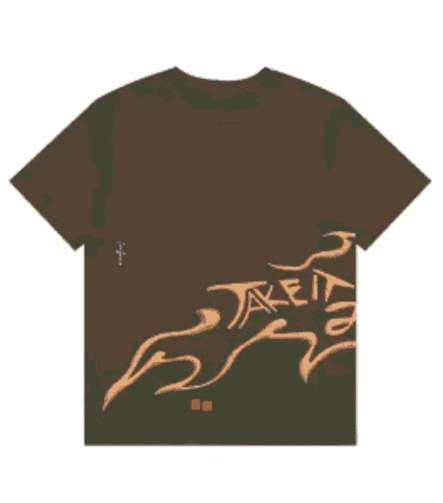 Cactus Jack Brown Bold Streetwear Tee