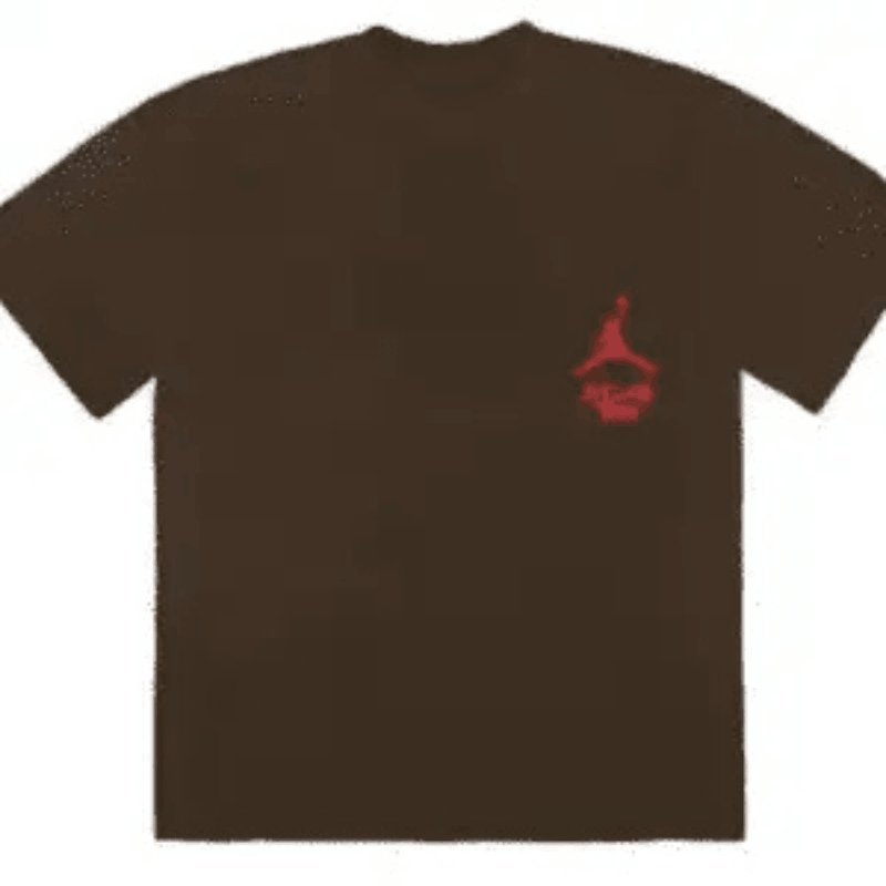 Cactus Jack Brown Graphic Shirt