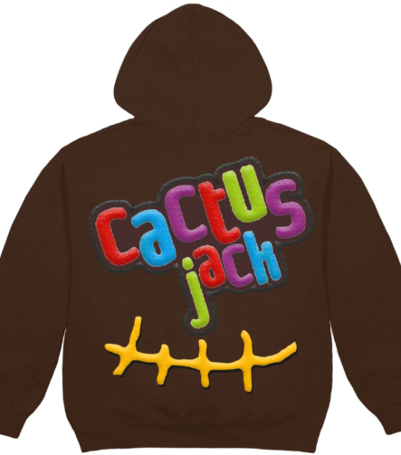 Cactus Jack Brown Streetwear Hoodie