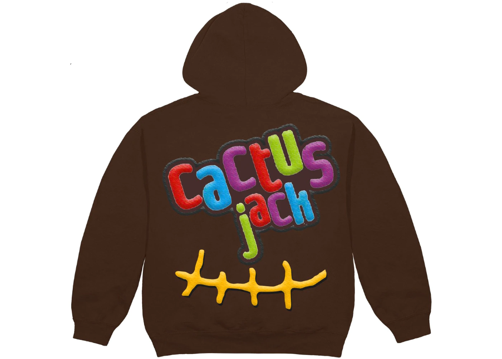 Cactus Jack Brown Streetwear Hoodie