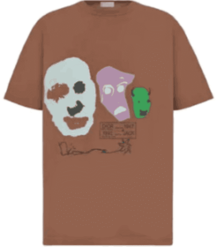 Cactus Jack Coffee Brown Casual T-Shirt