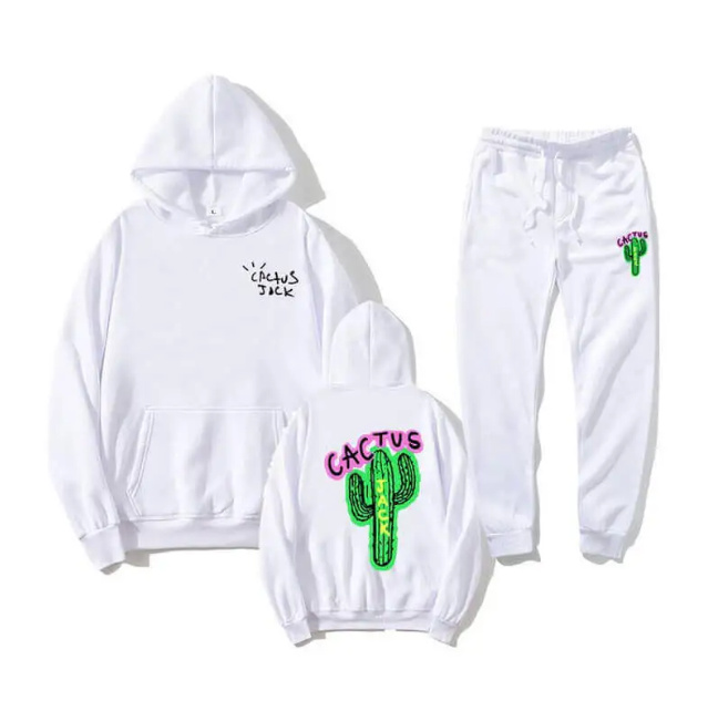 Cactus Jack Tracksuit White