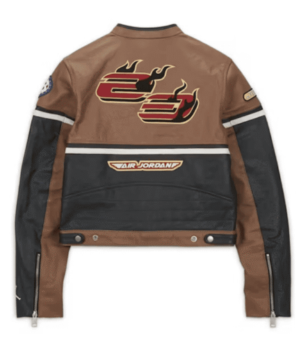 Cactus Jack Trendy Leather Casual Jacket