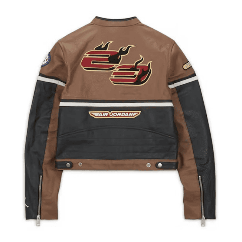 Cactus Jack Trendy Leather Casual Jacket