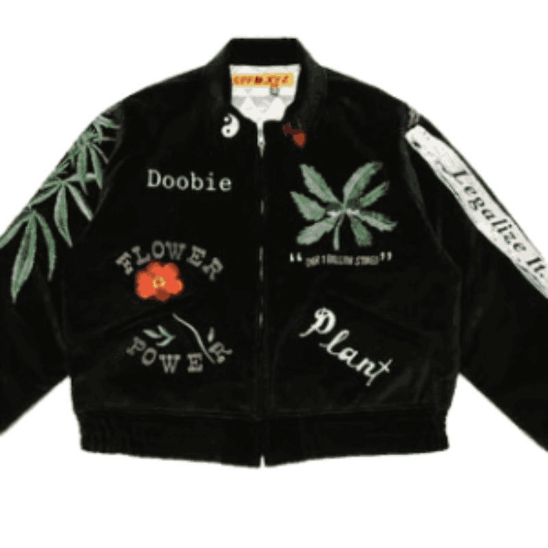 Cactus Plant Flea Market Trendy Street Jacket