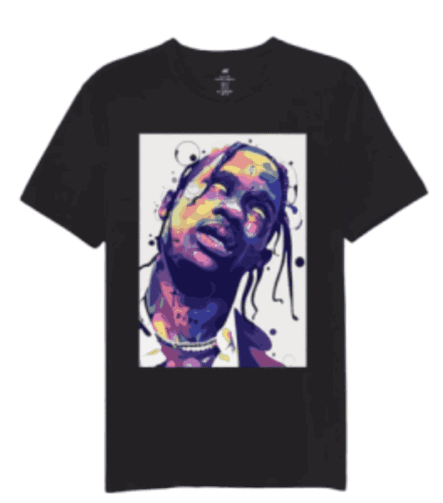 Travis Scott Tour Poster Graphic Tee
