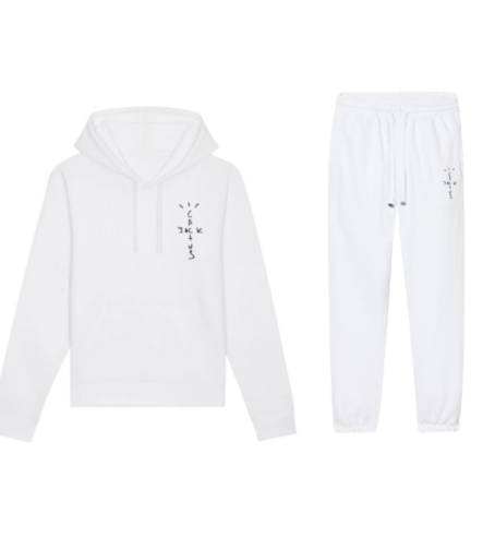 White Cactus Jack Tracksuit – Premium Travis Scott