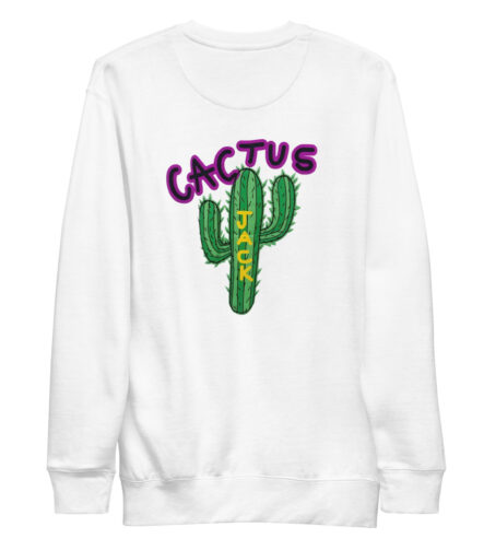 Travis Scott cactus White Sweatshirt